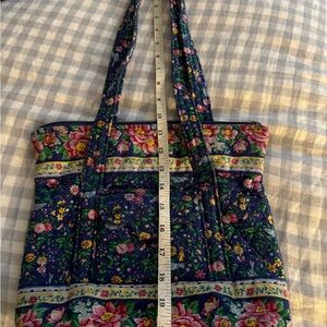 Vera Bradley Navy Floral Tote